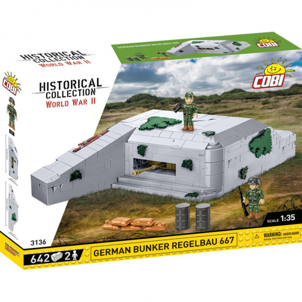COBI 3136 Německý bunkr Regelbau 667