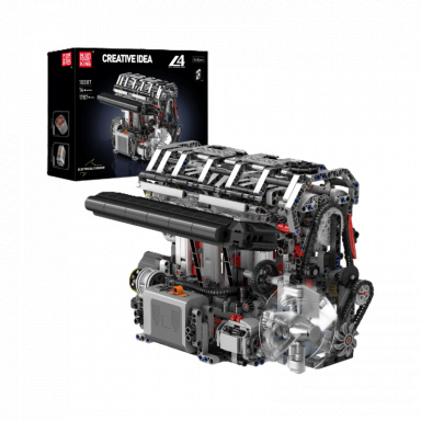 Mould King 10087 Benzinový 4válcový motor L4