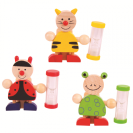 Bigjigs Toys Stojánek na kartáček s přesýpacími hodinami 1ks  Žabka