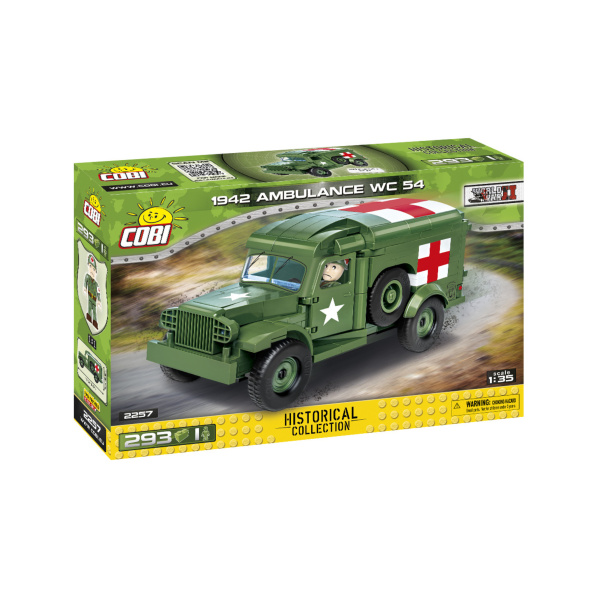 Cobi 2257 Americká polní ambulance Dodge WC 54 Cobi 2257 Americká polní ambulance Dodge WC 54