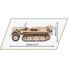 Cobi 2273 Německý polopásový vůz Sd.Kfz. 10 Demag D7