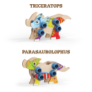 Quercetti 80731 PlayBio - Wood Dino