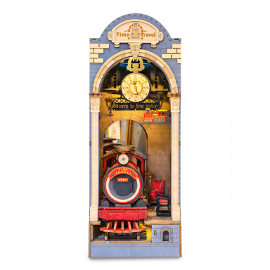 RoboTime 3D skládačka Zarážka na knihy Miniatura domečku
