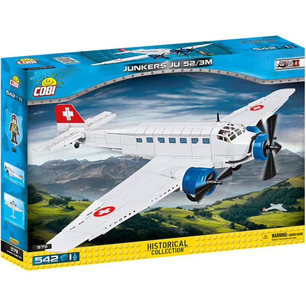 Cobi 5711 Německý dopravní letoun Junkers JU-52/3M Cobi 5711 Německý dopravní letoun Junkers JU-52/3M