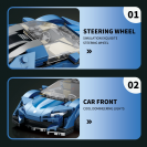 Reobrix 805 Sportovní automobil Agera Blue
