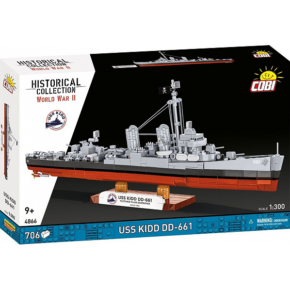 COBI 4866 USS Kidd DD-661 COBI 4866 USS Kidd DD-661
