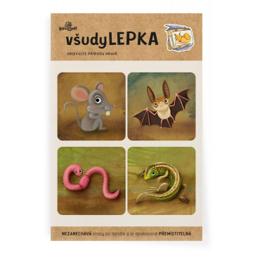 Lesní svět všudyLEPKA vel. 1-013 - Mix ze zahrady