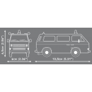 COBI 24637 Volkswagen T3 Policie