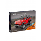 CaDA C52027W Terénní červené auto Smash Off-Roader Pull-back