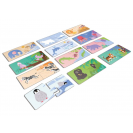 Betexa KukiKuk - Véééliké puzzle duo Kde bydlí zvířátka