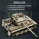 Reobrix 77031 Tank Tiger I World of Tanks