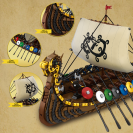 Reobrix 66101 Vikingská loď