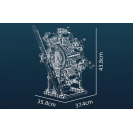 Mould King 10233 Radiální letecký motor