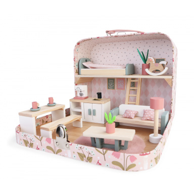 2Kids Toys Domeček pro panenky v kufříku Kuchyně