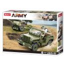 Sluban B0853 Americký Jeep a protitankové dělo