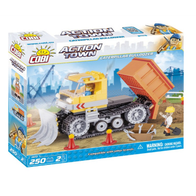 COBI 1673 ACTION TOWN - Stavba Pásový buldozér 