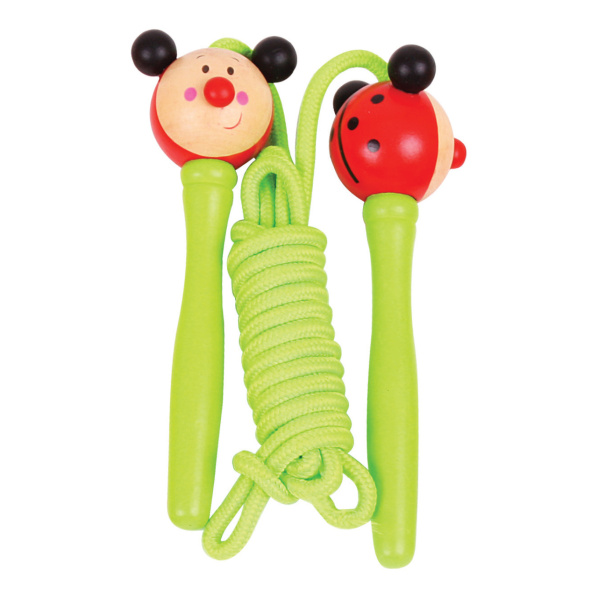 Bigjigs Toys Švihadlo zvířátko beruška 1ks rukojeť zelená Bigjigs Toys Švihadlo zvířátko beruška 1ks rukojeť zelená