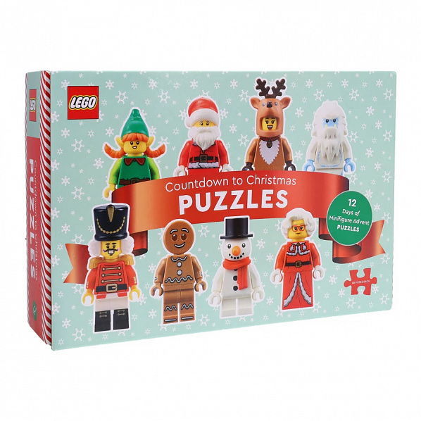 Chronicle Books Puzzle LEGO® Advetní kalendář 12 v 1