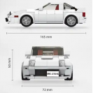 Mould King 27015 Model auta Mazda RX-7 FC35