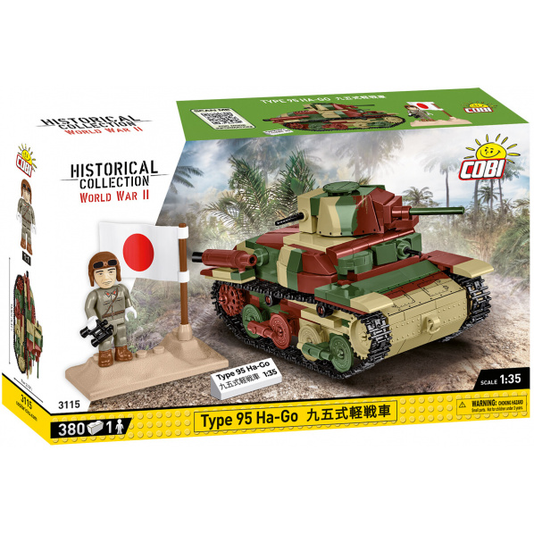 Cobi 3115 Japonský lehký tank Type 95 Ha-Go Cobi 3115 Japonský lehký tank Type 95 Ha-Go