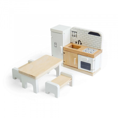 Bigjigs Toys Dřevěný nábytek do domečku pro panenky Kuchyň