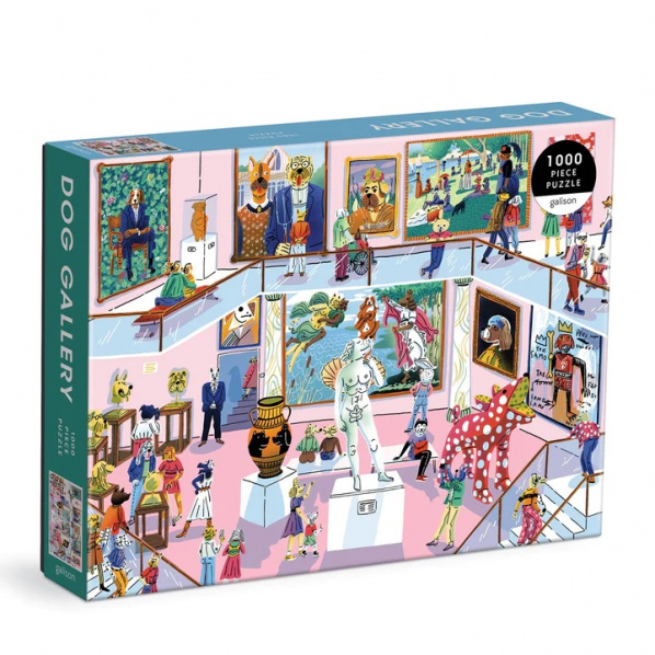 Galison Puzzle Psí galerie 1000 dílků Galison Puzzle Psí galerie 1000 dílků