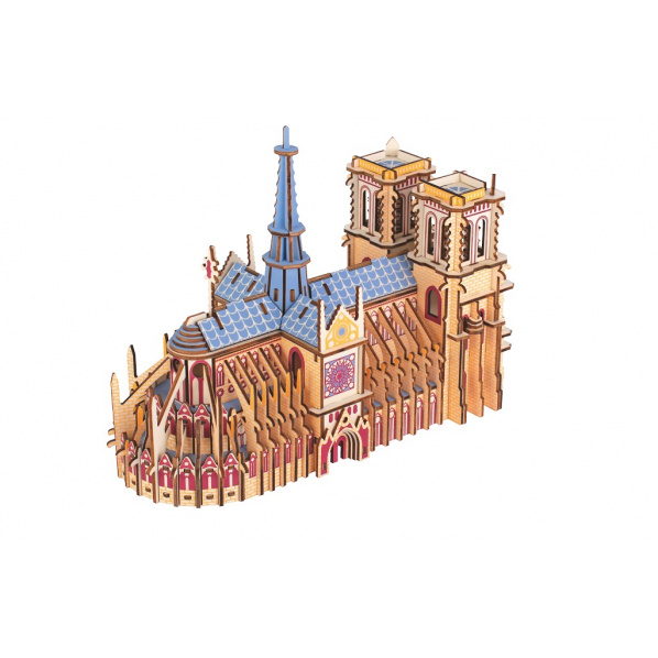 Woodcraft Dřevěné 3D puzzle Katedrála Notre-Dame Woodcraft Dřevěné 3D puzzle Katedrála Notre-Dame