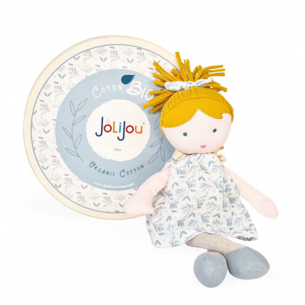 Doudou Jolijou Panenka Bleuette 30 cm Doudou Jolijou Panenka Bleuette 30 cm