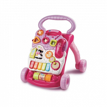 Vtech chodítko Uč se a poznávej růžové CZ