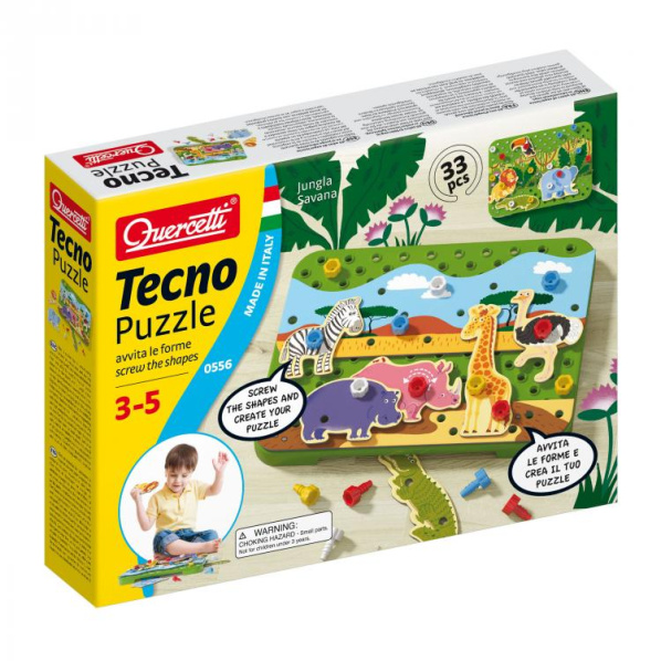 Quercetti 00556 Tecno Puzzle Quercetti 00556 Tecno Puzzle