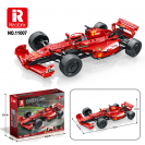 Reobrix 11007 F1 závodní vůz červený R/C 1:8