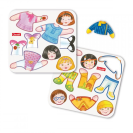Quercetti 04425 Dressy Baby magnetic dress-up puzzle