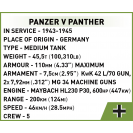 COBI 3099 Německý tank PANZER V PANTHER