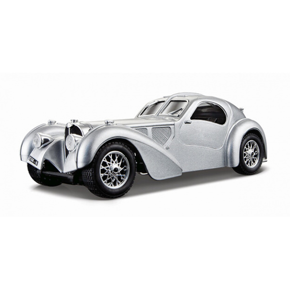 Bburago 1:24 Bugatti Atlantic Silver Bburago 1:24 Bugatti Atlantic Silver
