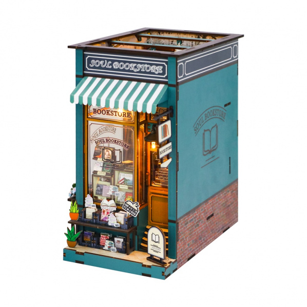 2Kids Toys 3D skládačka Zarážka na knihy Miniatura domečku Knihkupectví duše 2Kids Toys 3D skládačka Zarážka na knihy Miniatura domečku Knihkupectví duše