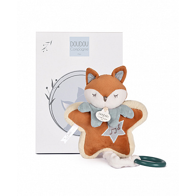 Doudou Dárková sada Plyšová liška Timo hrající melodii 16 cm