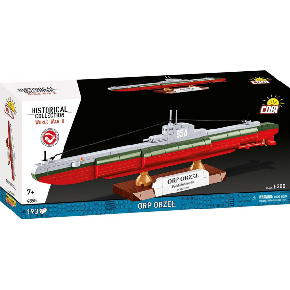 COBI 4855 Polská ponorka ORP Orzel