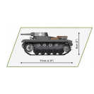 Cobi 2718 Německý tank Panzer II Ausf. A