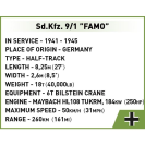 Cobi 2281 Německé vozidlo Sd.Kfz. 9/1 FAMO 
