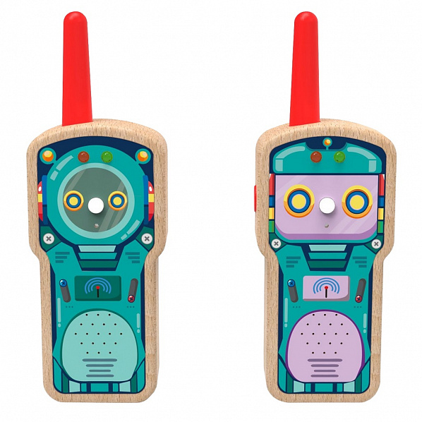 2Kids Toys Dřevěné dětské vysílačky Robot 2Kids Toys Dřevěné dětské vysílačky Robot