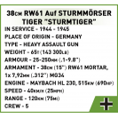 COBI 2585 Německý samohybný raketomet Sturmtiger