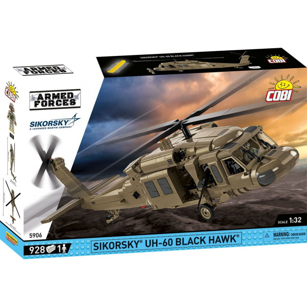COBI 5906 Americký vrtulník Sikorsky UH-60 Black Hawk COBI 5906 Americký vrtulník Sikorsky UH-60 Black Hawk