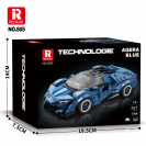 Reobrix 805 Sportovní automobil Agera Blue