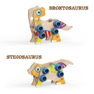 Quercetti 80731 PlayBio - Wood Dino