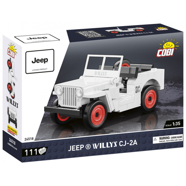 COBI 24518 Americký terénní automobil Jeep Willys CJ-2A COBI 24518 Americký terénní automobil Jeep Willys CJ-2A