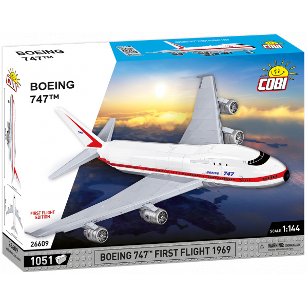 COBI 26609 Americký dopravní letoun Boeing 747 First Flight 1969 COBI 26609 Americký dopravní letoun Boeing 747 First Flight 1969