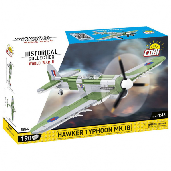 COBI 5864 Britský stíhací letoun Hawker Typhoon Mk.IB COBI 5864 Britský stíhací letoun Hawker Typhoon Mk.IB