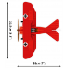 COBI 2996 Německý stíhací letoun Fokker Dr.I Red Baron
