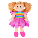Bigjigs Toys Látková panenka Chloe 34 cm