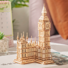 RoboTime 3D dřevěná skládačka Big Ben svítící
